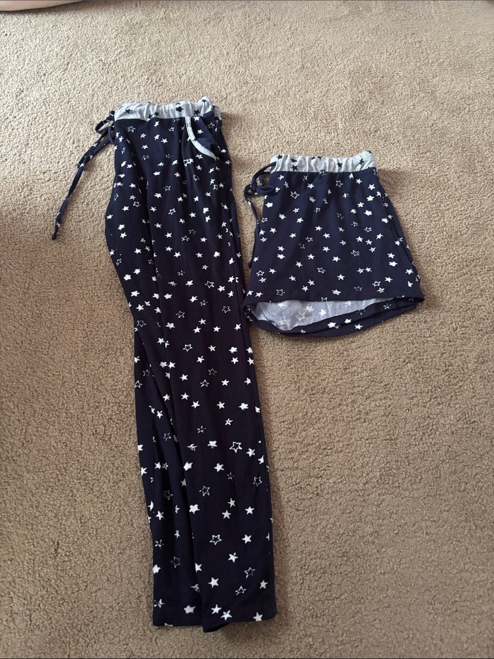 Navy/Gray Sleep Shorts + Pants